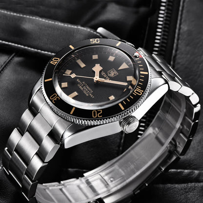 2025 New BENYAR Automatic Watches Men's watch Luxury Mechanical Wristwatch Top Stainless Steel Waterproof Sports Clock Man Gifts
