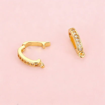 5pcs Fashion Bikini Button Charms Pendant For Jewelry Making Supplies Zircon Diy Earrings Bracelet Necklace Keychain Wholesale