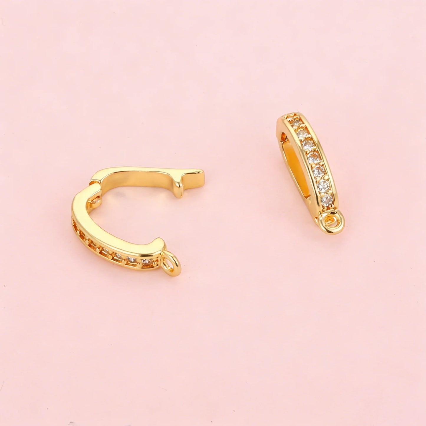5pcs Fashion Bikini Button Charms Pendant For Jewelry Making Supplies Zircon Diy Earrings Bracelet Necklace Keychain Wholesale