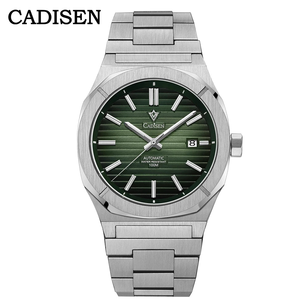 CADISEN 2026 Diver Watch Sapphire MIYOTA 8215 German Designer Men Automatic Mechanical Watches 10Bar Waterproof Gift With Box