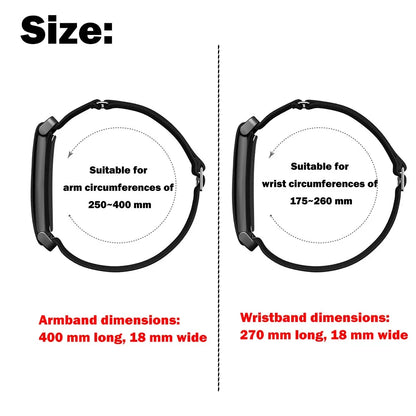 2PC Nylon Strap for Google Fitbit Air Straps Biceps Strap Fitness Tracker Replacement Band Adjustable for Google Fitbit Air Band