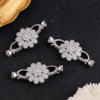 Juya Handmade Decorative Closure Fasteners Connector Clasp Hooks Accessories For DIY Beadwork Pearls Jewelry Making