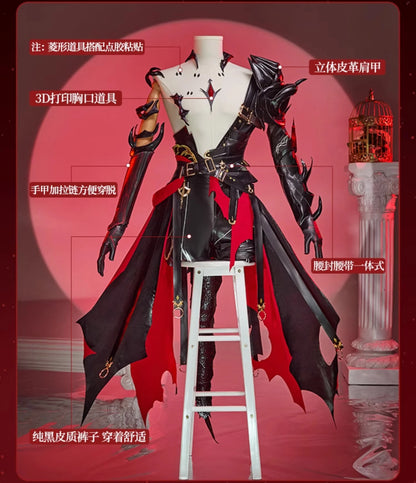 Game Love and Deepspace dragon Sylus Cosplay Costume Halloween Christmas New Dragon horn tail Costume Newly 2026 Costume