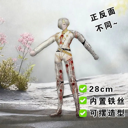 Funny Limbus Company Yi sang  Cotton  Anime Merchandise Fan Collection Decorative Ornaments Twistable Wire Frame Birthday Gifts