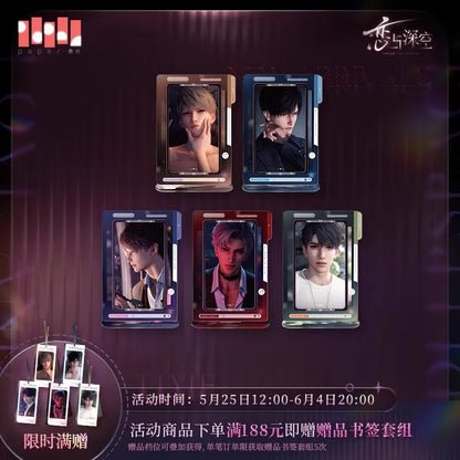 [Official Merch] Love and Deepspace Xavier Zayne Rafayel Sylus Caleb Rotating Stand Card No Defense Zone Heartstring Symphony