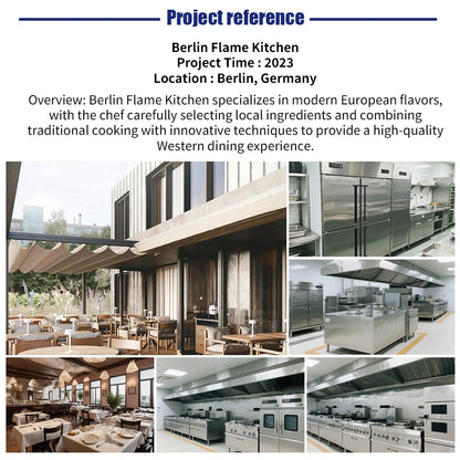 Premium Hotel Restaurant Kitchen Equipment Set Including Buffet Supplies And Commercial Cooking Machinery