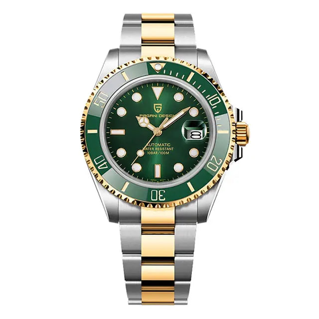 PAGANI DESIGN Diving Watch Mechanical Watch 316L Stainless Steel Luminous Waterproof Watch Top Luxury Automatic Watches Men Gift