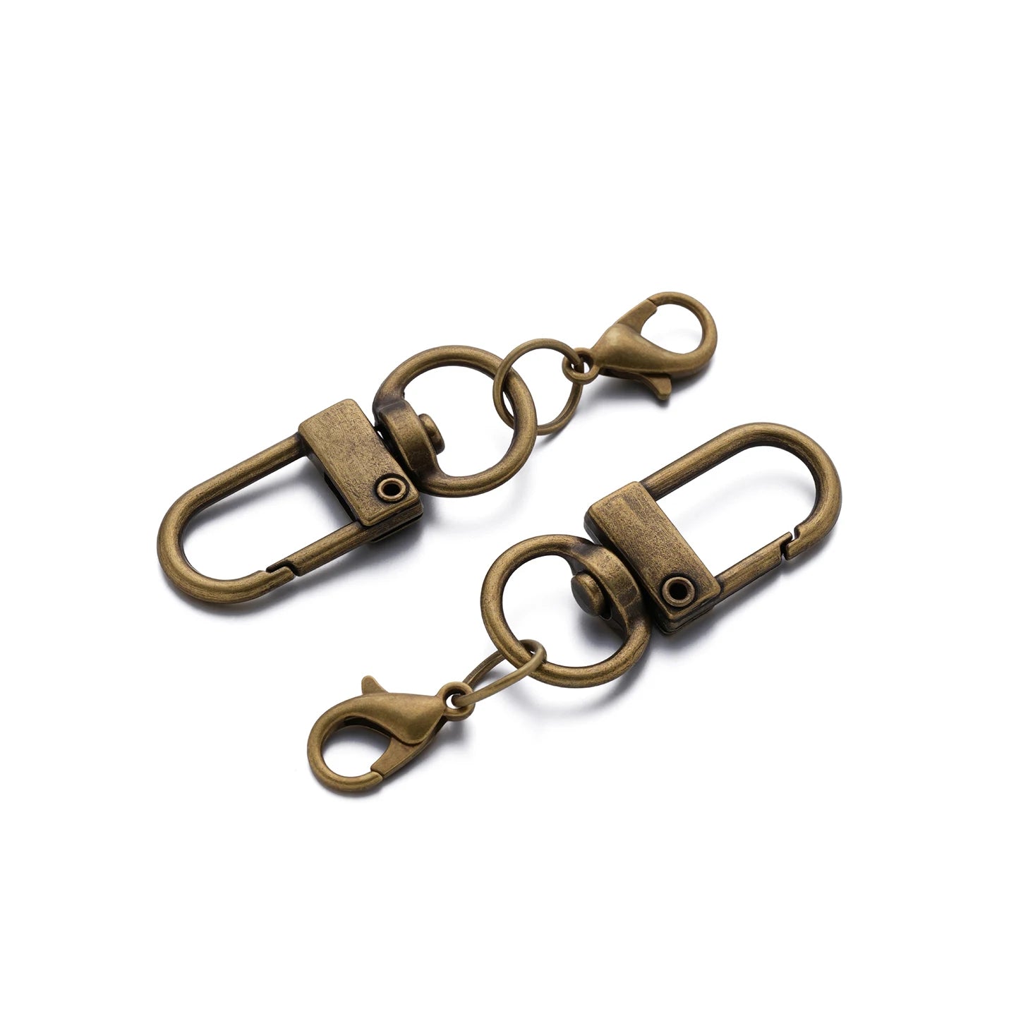 5/10Pcs Alloy Snap Lobster Clasp Hooks with Lobster Clasps Connectors Findings for DIY Key Chain Bags Pendants Supplies