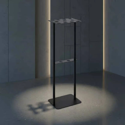 Metal Baseball Display Rack Mobile Baseball Club Storage Rack Floor Club Holder Free Standing Space Saving for Home Gym