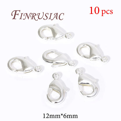 18K Gold Plated Lobster Clasps For Bracelets,Spring Clasps For Jewelry,DIY Jewelry Making Supplies,Connectors Clasp Accessories