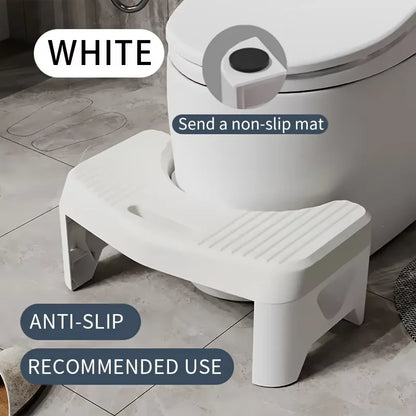 Comfort Toilet Stool for Adult Kids Pregnant Women, Squatting Aid Footstool.