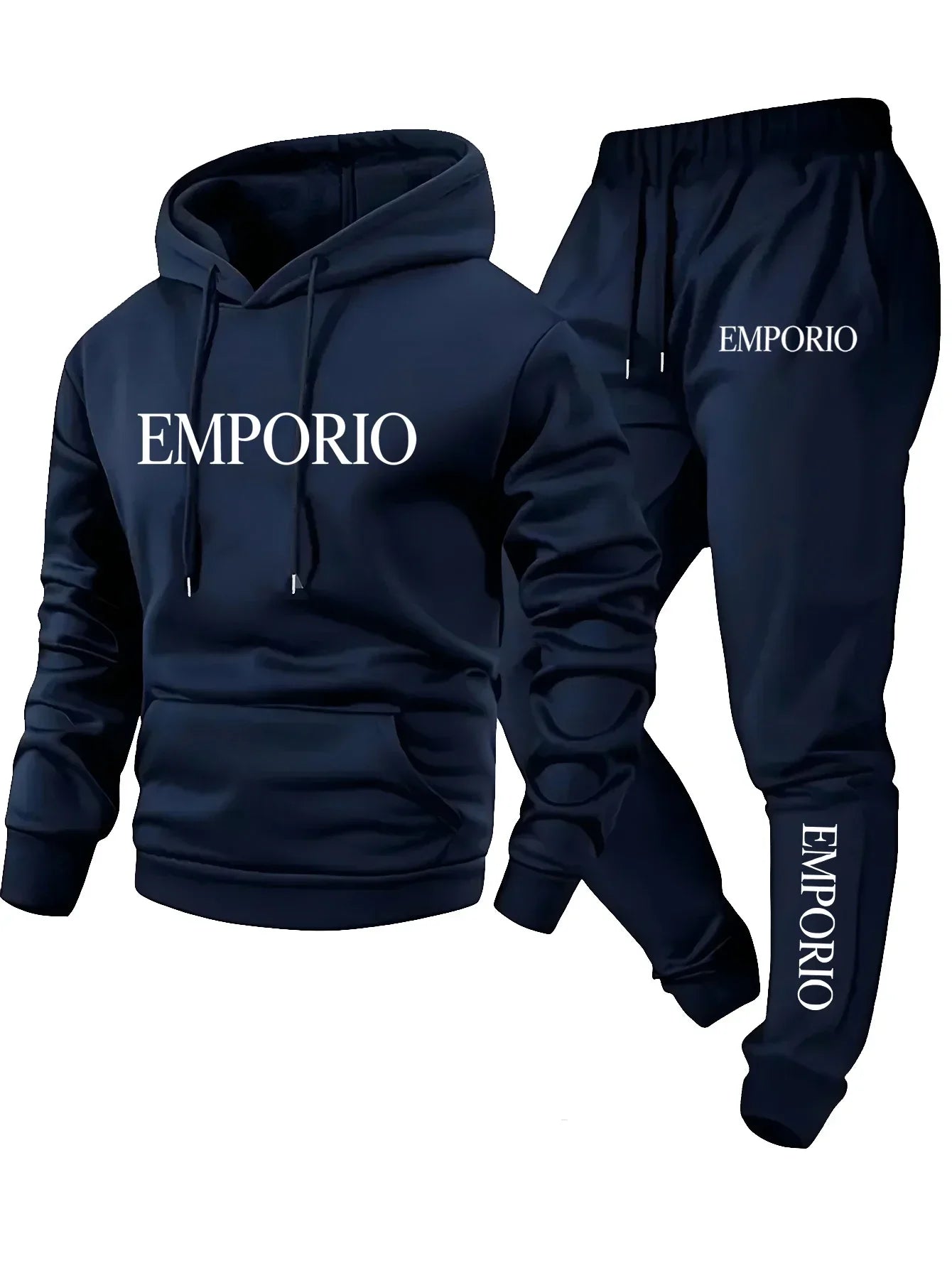2026 Autumn Winter Men Sportswear Casual Running Fitness Set Hooded Sweatshirt Sports Pants Unisex Tracksuit Streetwear Zipper S
