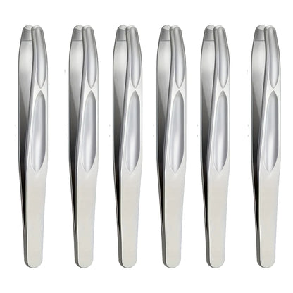 Stainless Steel Round Head Tweezers Eyebrow Tweezers Hair Removal Tweezers Suitable for Men and Woman Gifts