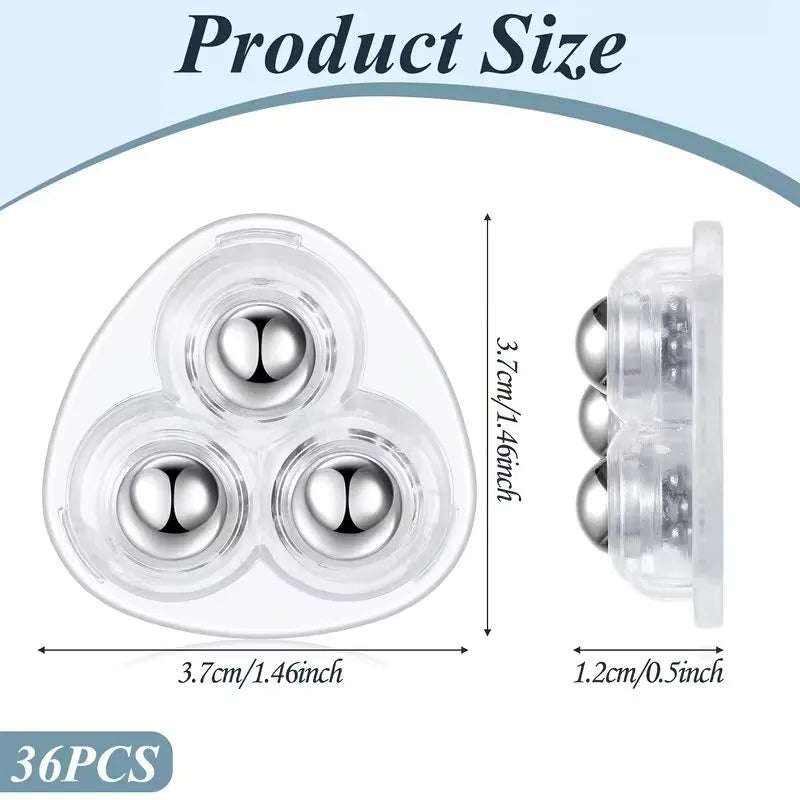 Paste Universal Wheel No Noise Self Adhesive Universal Pulley Rotating Wheels for Trash Can Bottom Kitchen Small Appliances