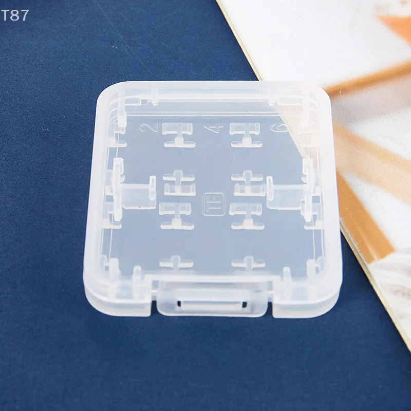 Waterproof Transparent Protector Holder Micro Box For SD SDHC TF MS Memory Card Storage Case Box Bag Plastic Boxes