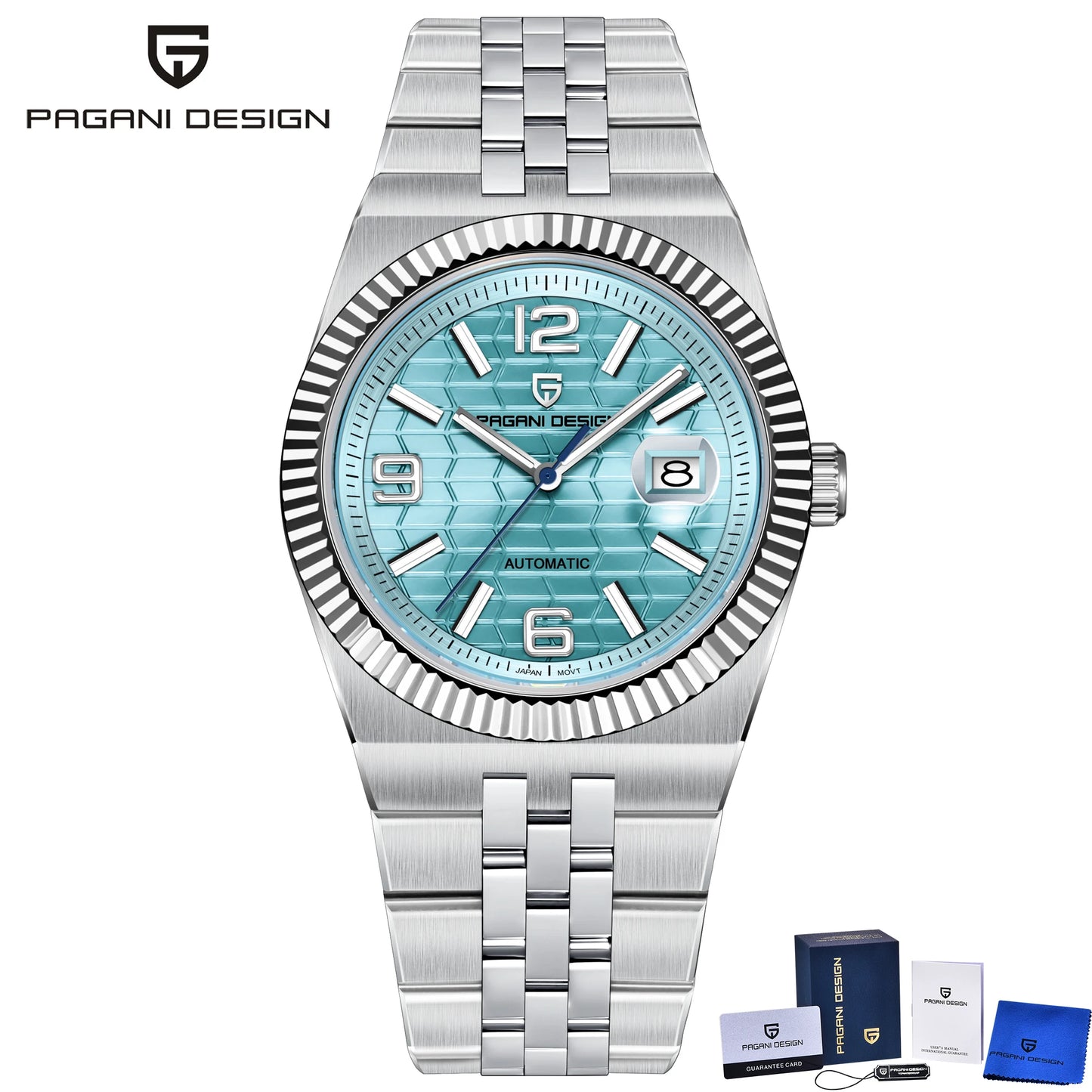 PAGANI DESIGN 2026 New Men's Watches Rose Gold Luxury Automatic Watch For Men MIYOTA 8215 Mechanical Wristwatch Sapphire crystal