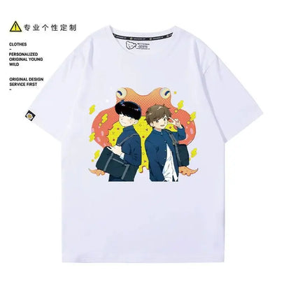 Go for It, Nakamura! Nakamura Okuto Hirose Aiki T-Shirt Cartoon Printed Top Summer Anime Cosplay Outfit Gift Men Women Halloween