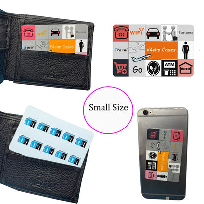 10 Slots Micro SD Card Case Holder Storage Organizer, Ultra Slim Credit Card Size Lightweight Portable TF MSD Memory Card Storag