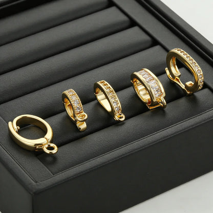 5pcs Fashion Bikini Button Charms Pendant For Jewelry Making Supplies Zircon Diy Earrings Bracelet Necklace Keychain Wholesale