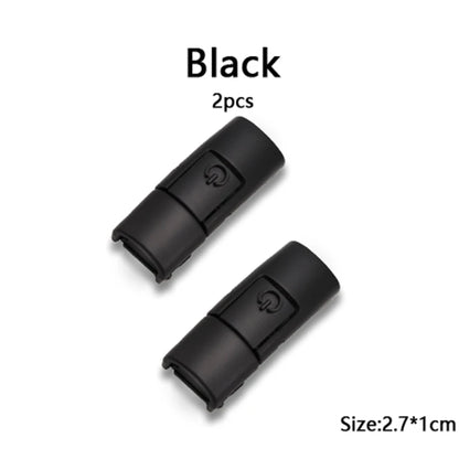 New Colorful Shoelaces Press buckle Metal Shoelace Clip Press Lock Kids Adult Shoes Accessories AF1 Sneaker Kits Metal Laces Tip