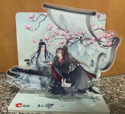 In Stock Official Grandmaster of Demonic Cultivation X Qiaqia 2026 Wei Wuxian Lan Wangji Acrylic Stand Badge Transparent Card