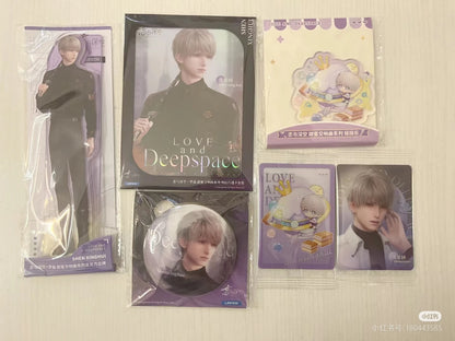 Official LAWSON X Love and Deepspace Collaboration Merchandise Badge Bookmark Acrylic Stand Postcard Transparent Card in Stock