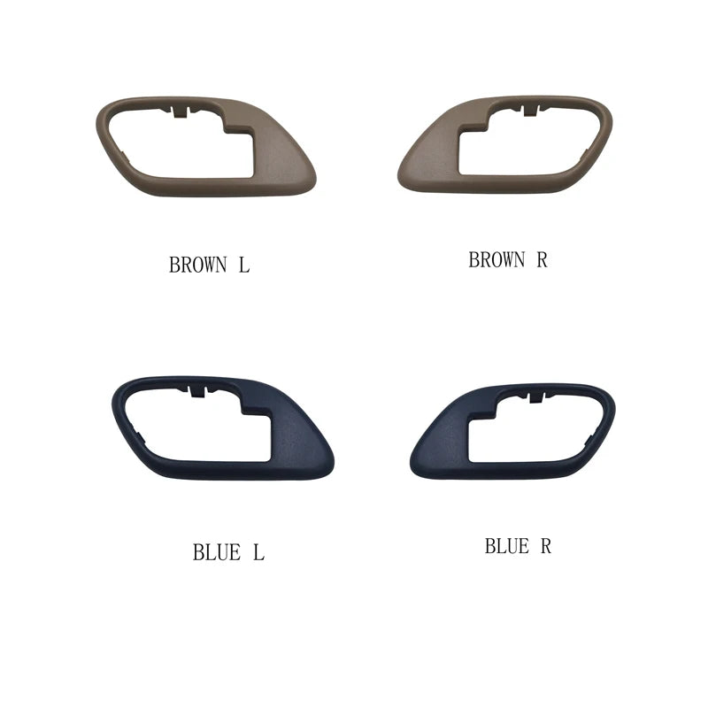 1-2PCS Car Interior Door Handle Trim Plate Bezels Trim For Chevy GMC Tahoe Yukon For 1998 Suburban tLeft 15708079 Right 15708080