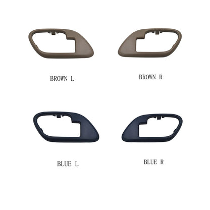 1-2PCS Car Interior Door Handle Trim Plate Bezels Trim For Chevy GMC Tahoe Yukon For 1998 Suburban tLeft 15708079 Right 15708080