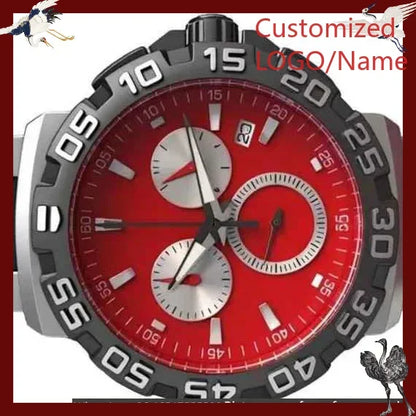 A1212 Store Customized Watches 43mm Men's Sports Watch 904L Stainless Steel Quartz Movement