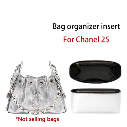 Nylon Bag Organizer Insert For 25bag  Durable Fashion Wateproof Gift Bag Support Storage Inner Modification Bag Accessories