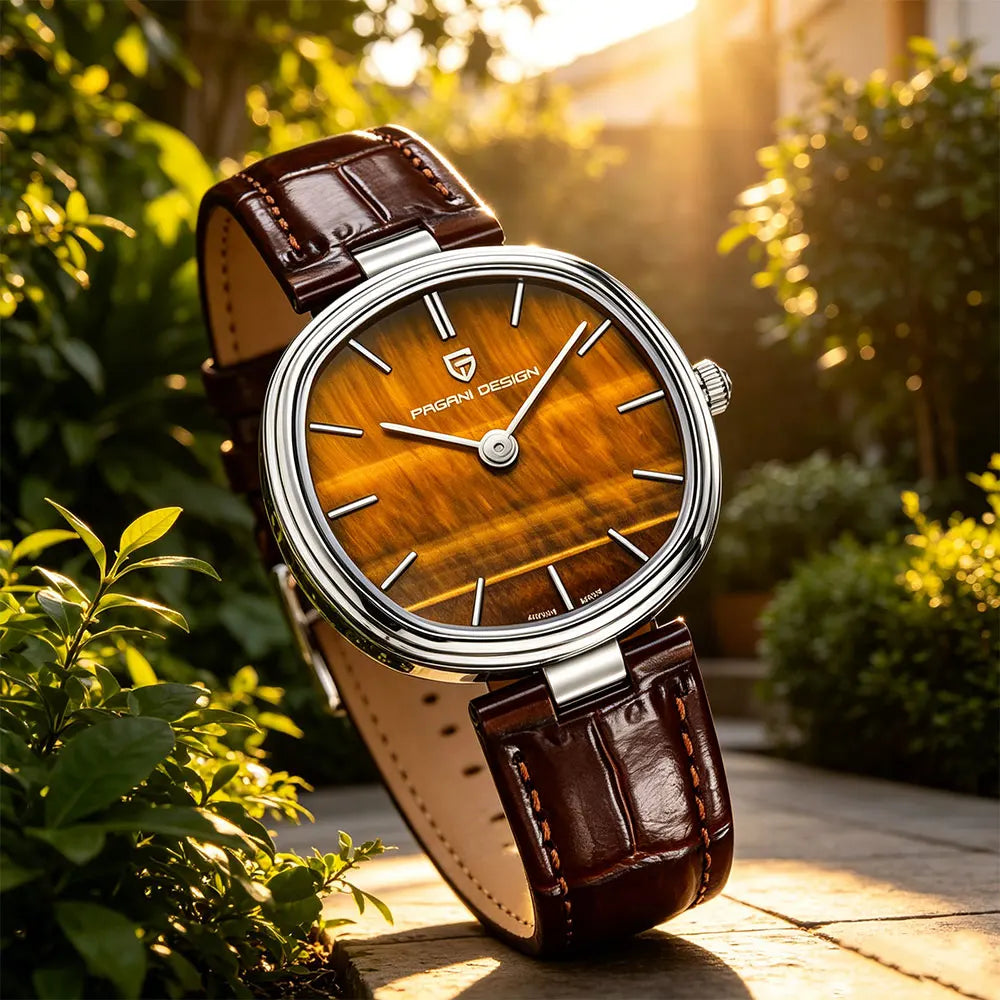PAGANI DESIGN 2026 New Quartz Watch Top Brand Waterproof Watch Sapphire Glass Classic Leather 32mm Women Wristwatch Gift Watches