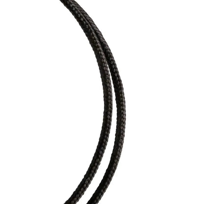 Black Polypropylene Diamond Braid Rope 1/4 Inch Diameter 50 Feet Length for Marine Outdoor Boating Camping Heavy Duty