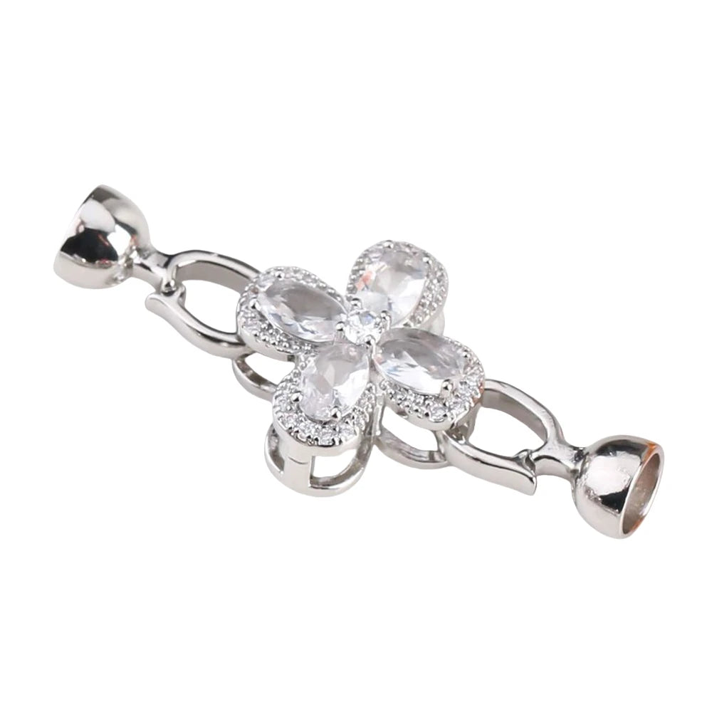 Juya Creative Copper Fasteners Connector Decoration Locks Clasps Accessories For DIY Needlework Beads Gems Pearls Jewlery Making