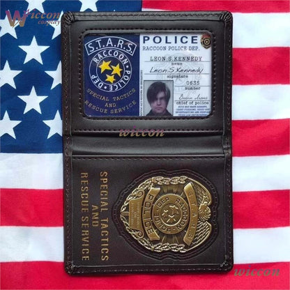 Kosplay Requiem Resident Cos Evil Leon·S·kennedy Cosplay Leon Cosplay Costume Pu Coat Full Set Party Uniform Hallowen Play Role