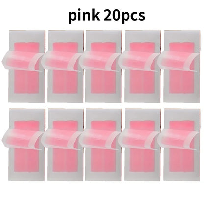 Professional Warning Tapes For Summer Hair Removal, Double Face Cold Warning Paper For Legs, Body, Face,6 Sticks, 10/20 Sticks