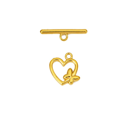 5sets PVD Never Fade Stainless Steel OT Clasps Toggle Bracelet Hooks End Necklace Connectors ForDiy Jewelry Making Accessories