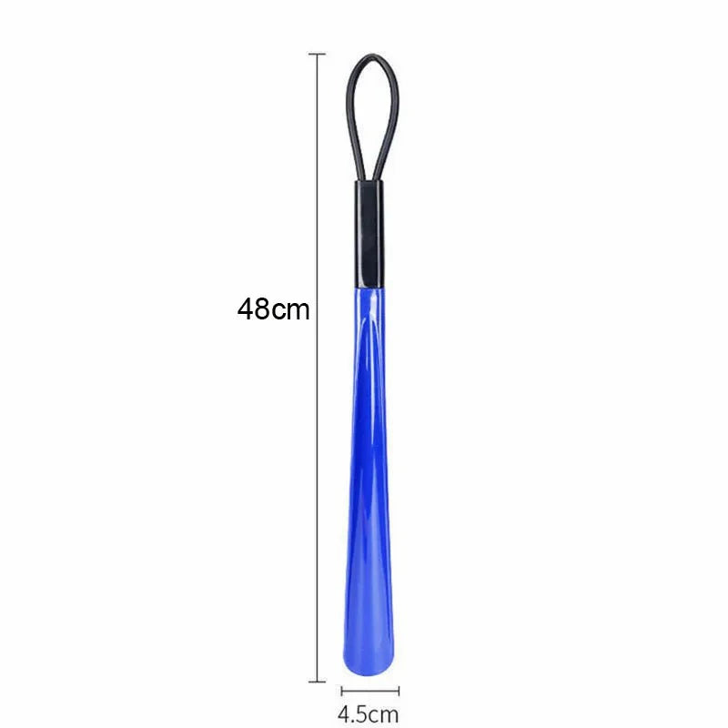 1pc Extra long flexible plastic shoe horns do not require bending durable shoe spoons for pregnant women wearing shoe assistants