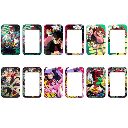 Cartoon Cat Monster ID Badge Holder Lanyards Anime Door Card Case Hanging Rope Neck Strap Keychain Business Card Gift