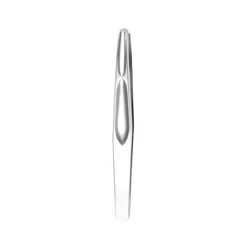 Stainless Steel Round Head Tweezers Eyebrow Tweezers Hair Removal Tweezers Suitable for Men and Woman Gifts