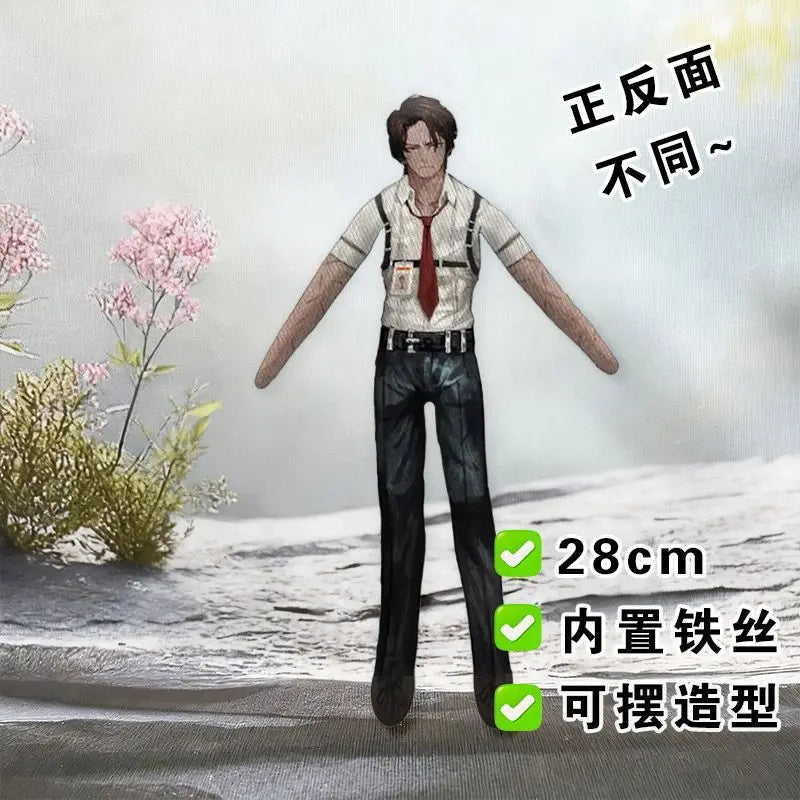 Funny Limbus Company Yi sang  Cotton  Anime Merchandise Fan Collection Decorative Ornaments Twistable Wire Frame Birthday Gifts