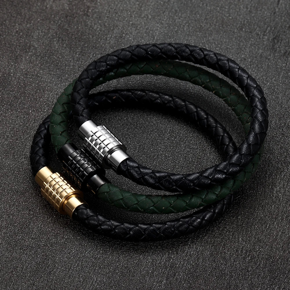 Stainless Steel Magnetic Clasps 6mm Hole Size for Leather Cord Magnet Lace Buckle Bracelet Jewelry DIY Making Accessories