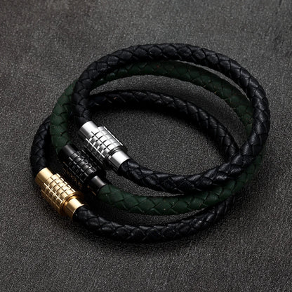 Stainless Steel Magnetic Clasps 6mm Hole Size for Leather Cord Magnet Lace Buckle Bracelet Jewelry DIY Making Accessories