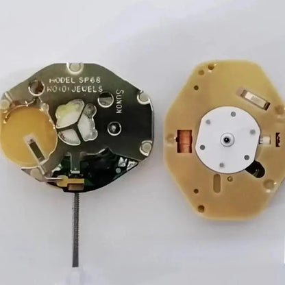 SP68 Quartz Movement Sweep Second 3-Hand No-Date Watch Parts 1/3/5Pcs Continuous Second Movement