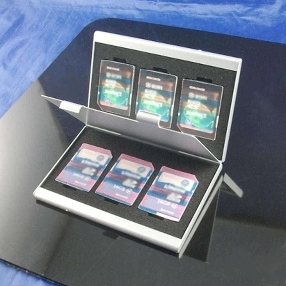 Memory Card Protecter Box Portable Memory Card Storage Box Organizer Accessories for SD/SDHC/MMC Cards