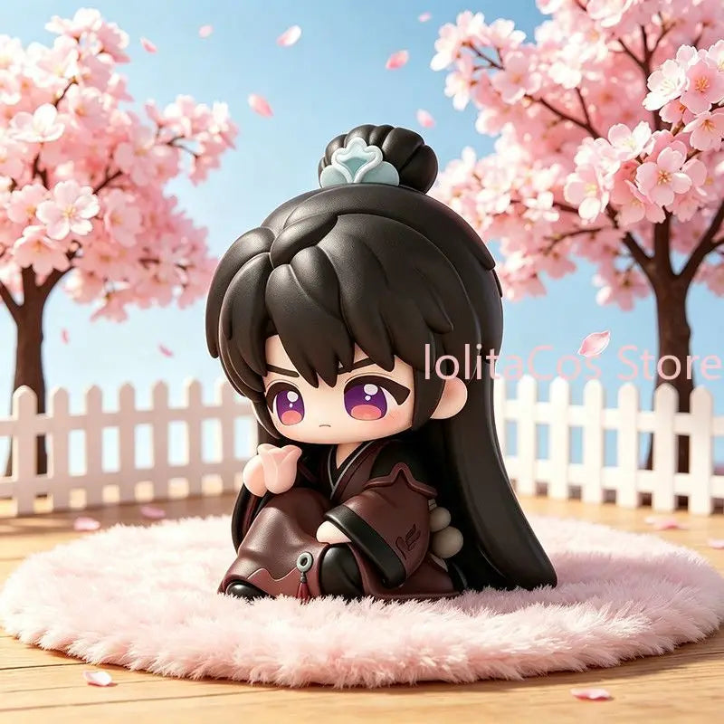 7cm Love and Deepspace Caleb Q-version Figurine Desktop Ornament Decor Kawaii Pvc Display Figure Birthday Gift Cosplay