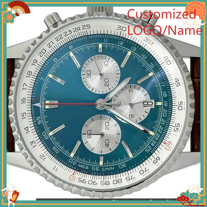 DONG Store 45mm Men's Quartz Movement 904l Stainless Steel  Luxury Watches-b Customized Watch