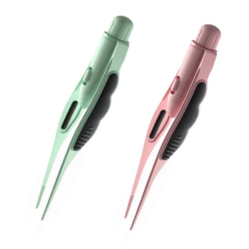 Earwax LED Tweezers Earpick Children Ear Cleaning Tool Adult Ear Wax Removal