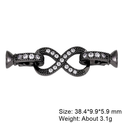 Juya Creative Copper Fasteners Connector Decoration Locks Clasps Accessories For DIY Needlework Beads Gems Pearls Jewlery Making