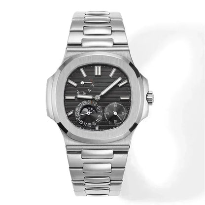 Luxury Brand Men Watch Automatic Mechanical Multi-functional Watches Stainless Steel Sapphire Leather Watch for Men