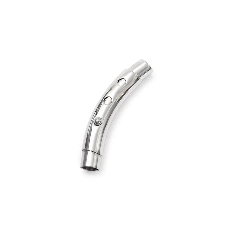 5Pcs Adjustable Stainless Steel Bayonet Clasps 3mm 4mm 5mm 6mm for DIY Leather Cord Bracelet Buckle Jewelry Making Supplies